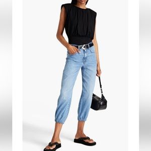 Frame lounge chill denim jogger. Size 25